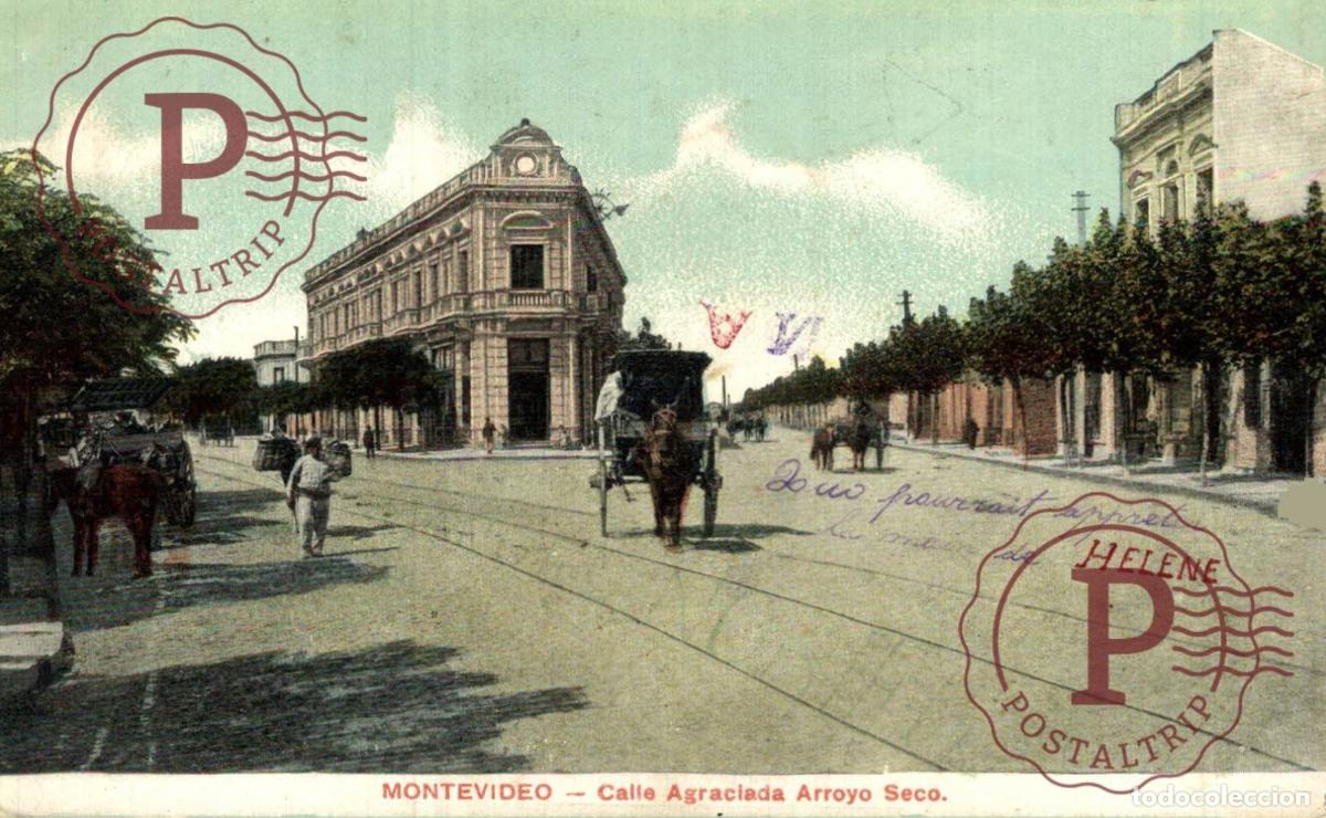 Postales: URUGUAY MONTEVIDEO Calle Agraciada Arroyo Seco