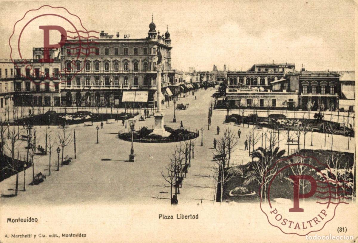 Postales: URUGUAY. MONTEVIDEO. PLAZA LIBERTAD