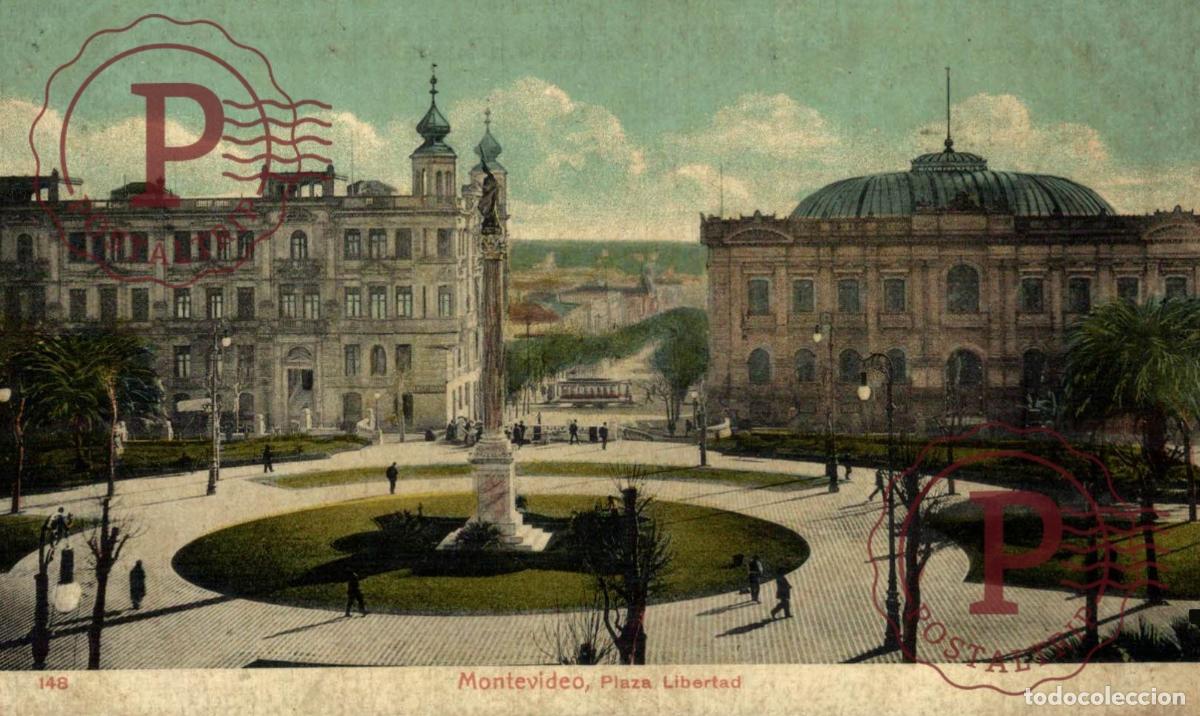 Postales: URUGUAY. MONTEVIDEO. PLAZA LIBERTAD