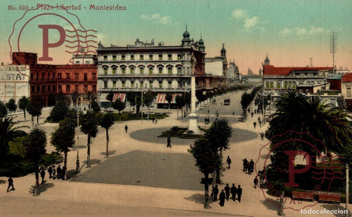 Postales: URUGUAY. MONTEVIDEO. PLAZA LIBERTAD
