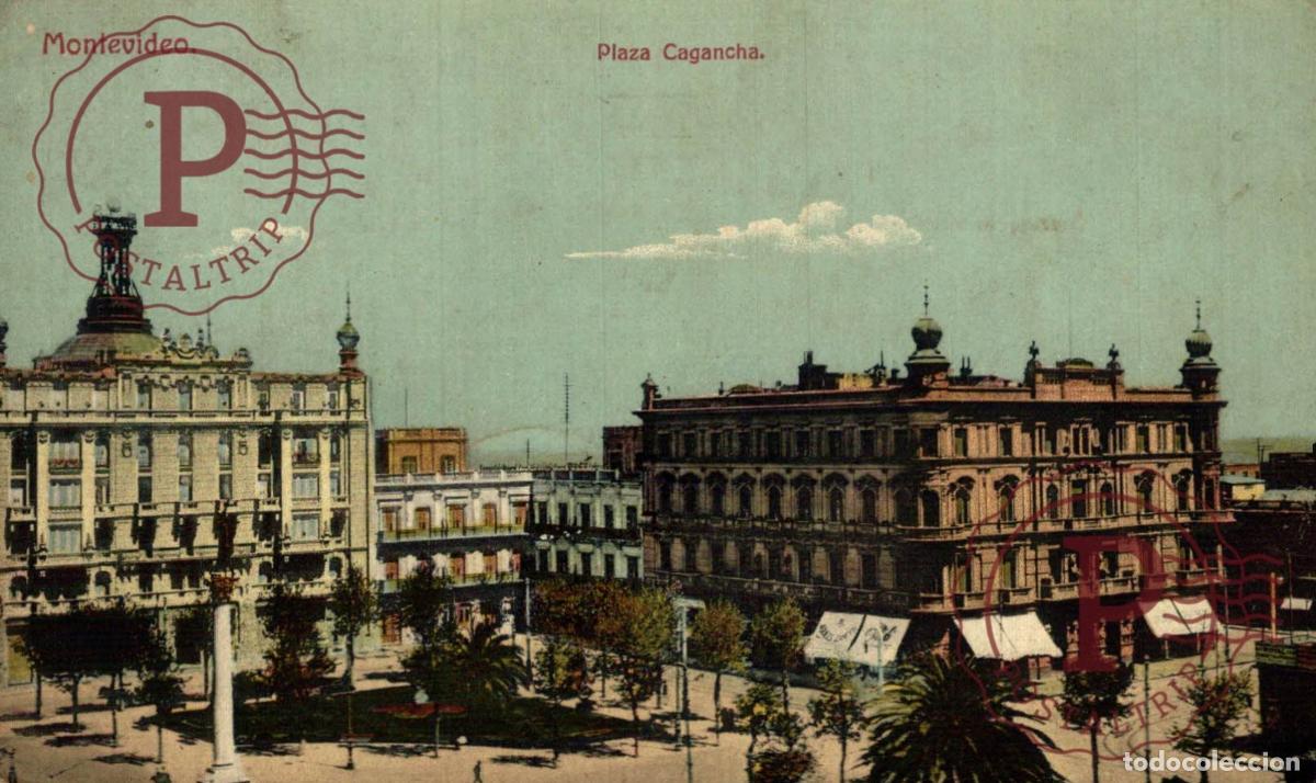 Postales: URUGUAY. MONTEVIDEO. PLAZA CAGANCHA