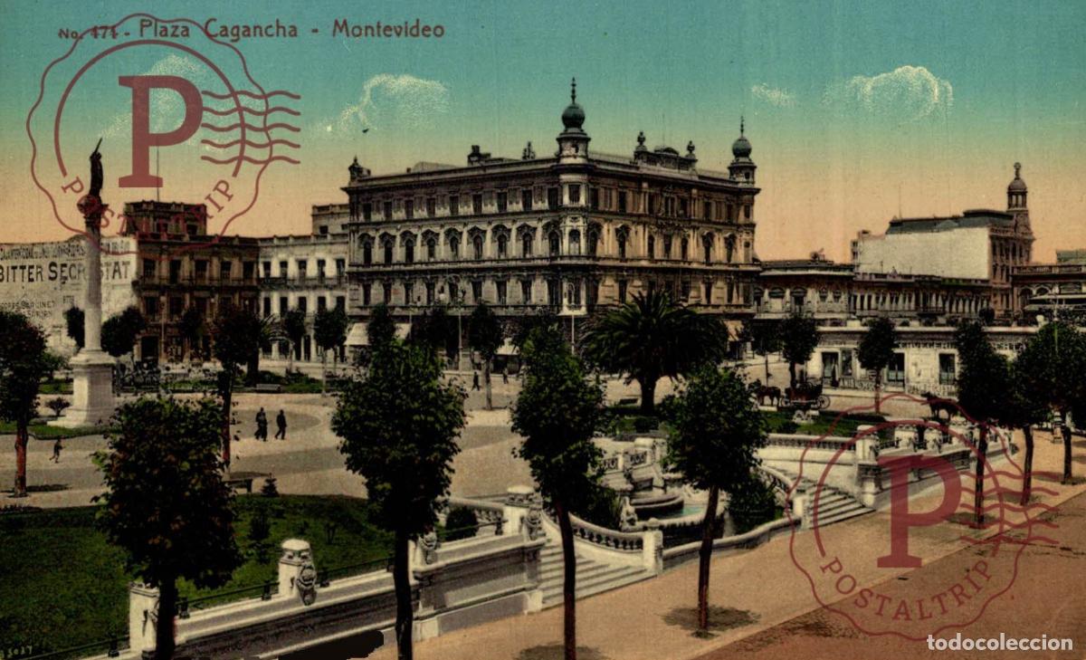 Postales: URUGUAY. MONTEVIDEO. PLAZA CAGANCHA
