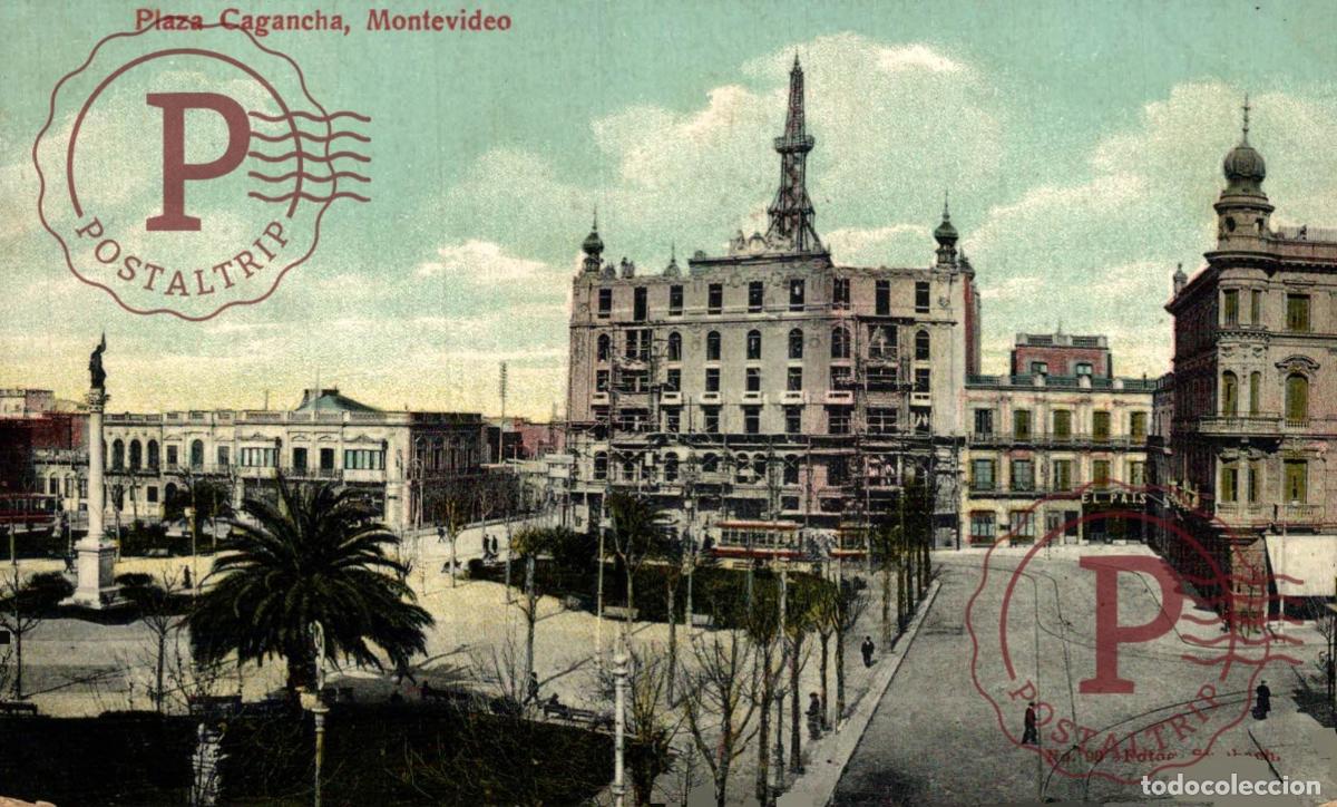 Postales: URUGUAY. MONTEVIDEO. PLAZA CAGANCHA