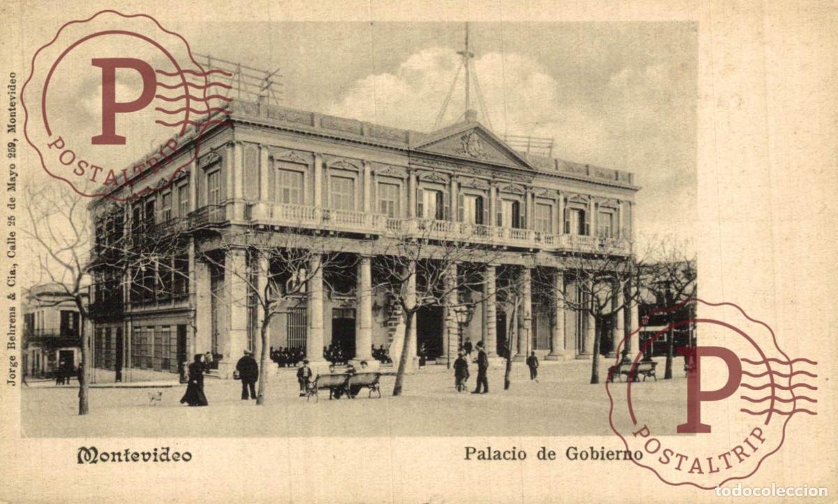 Postales: URUGUAY. MONTEVIDEO. PALACIO DE GOBIERNO