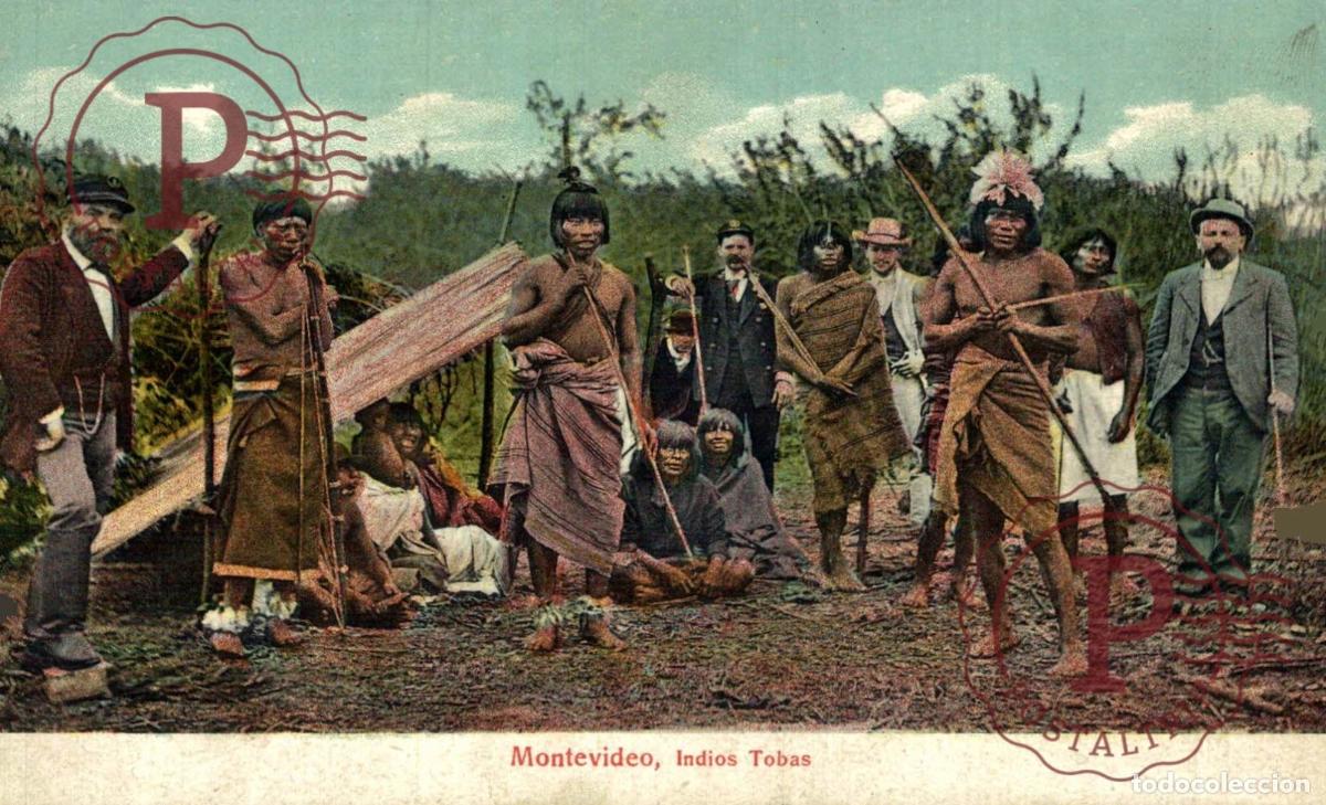 Cartes Postales: URUGUAY. MONTEVIDEO. INDIOS TOBAS. INDIANS