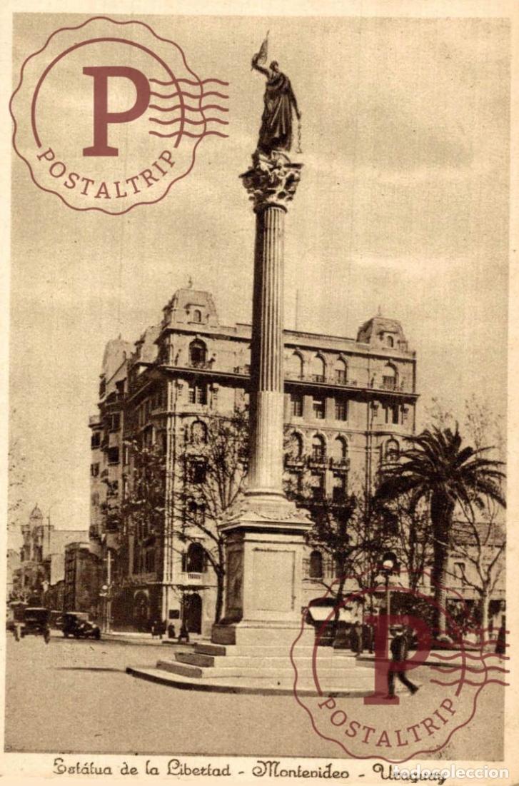 Postales: URUGUAY. MONTEVIDEO. ESTATUA DE LA LIBERTAD