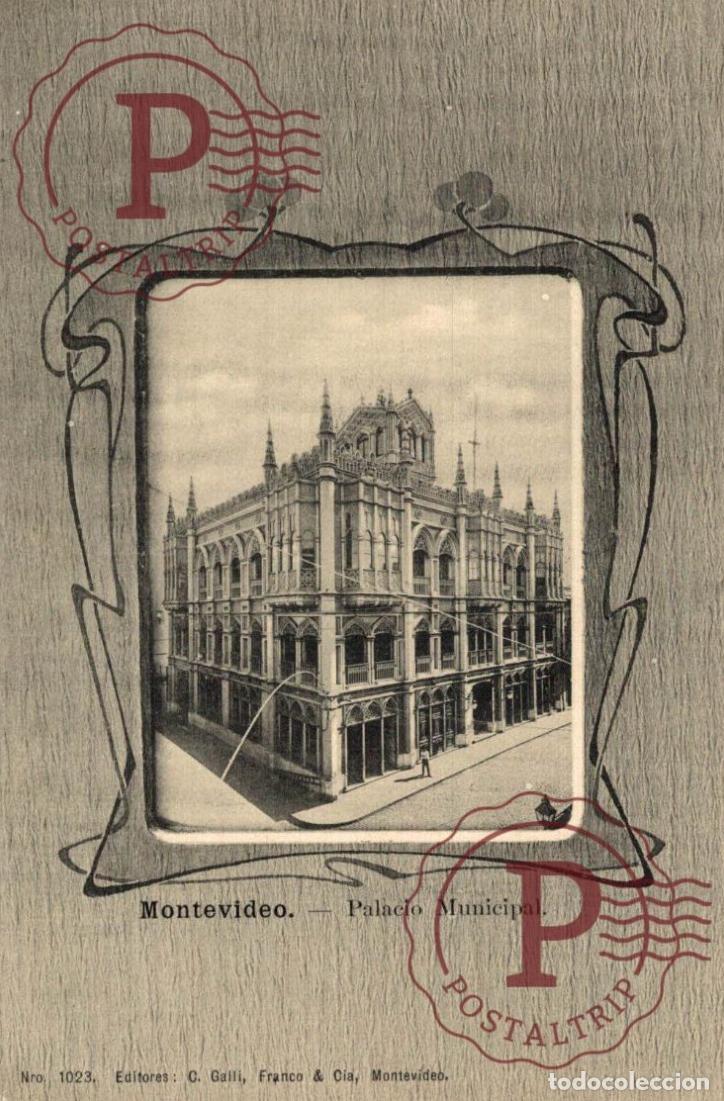 Postales: URUGUAY. MONTEVIDEO. PALACIO MUNICIPAL