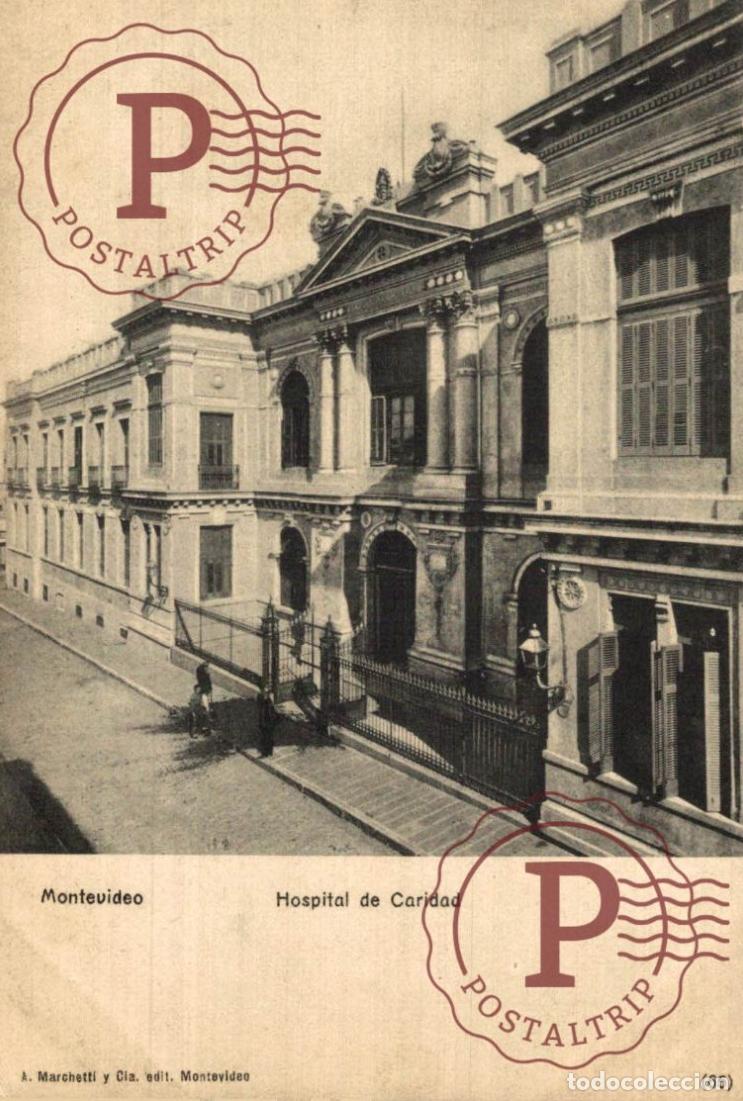 Postales: URUGUAY. MONTEVIDEO. HOSPITAL DE CARIDAD.