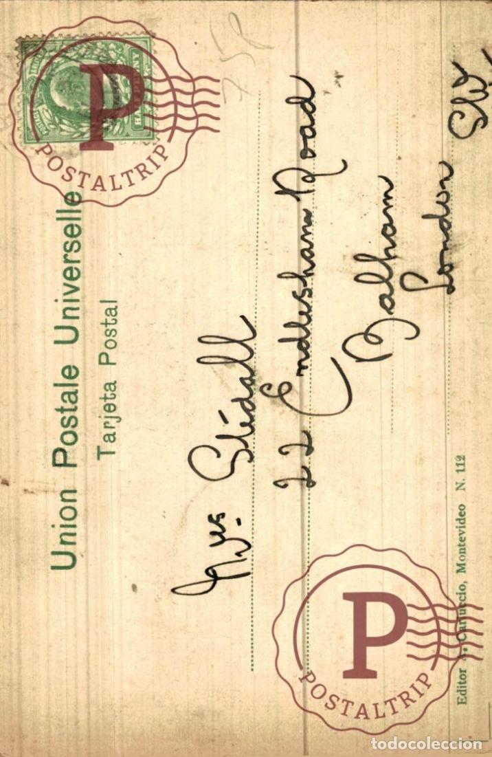 Postales: URUGUAY. MONTEVIDEO. LA BOLSA. - Foto 2