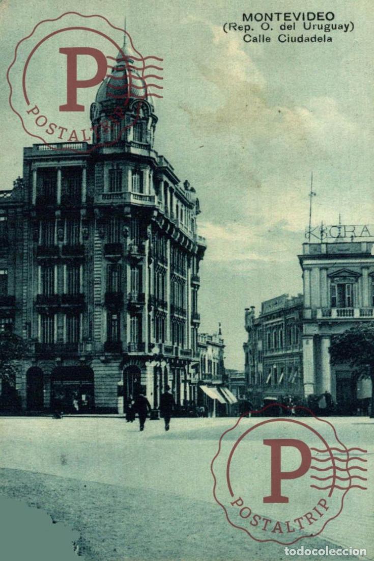 Postales: Uruguay MONTEVIDEO. CALLE CIUDADELA.