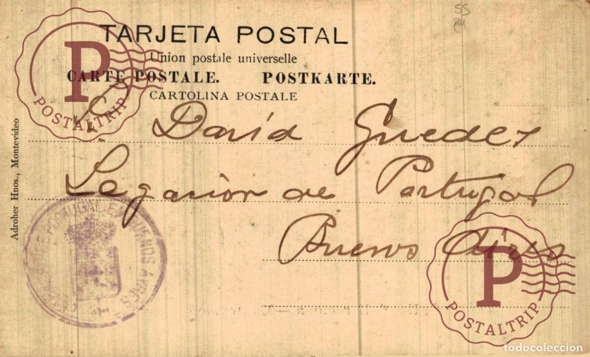 Postales: URUGUAY. MONTEVIDEO. HOTEL BARCELONA - Foto 2