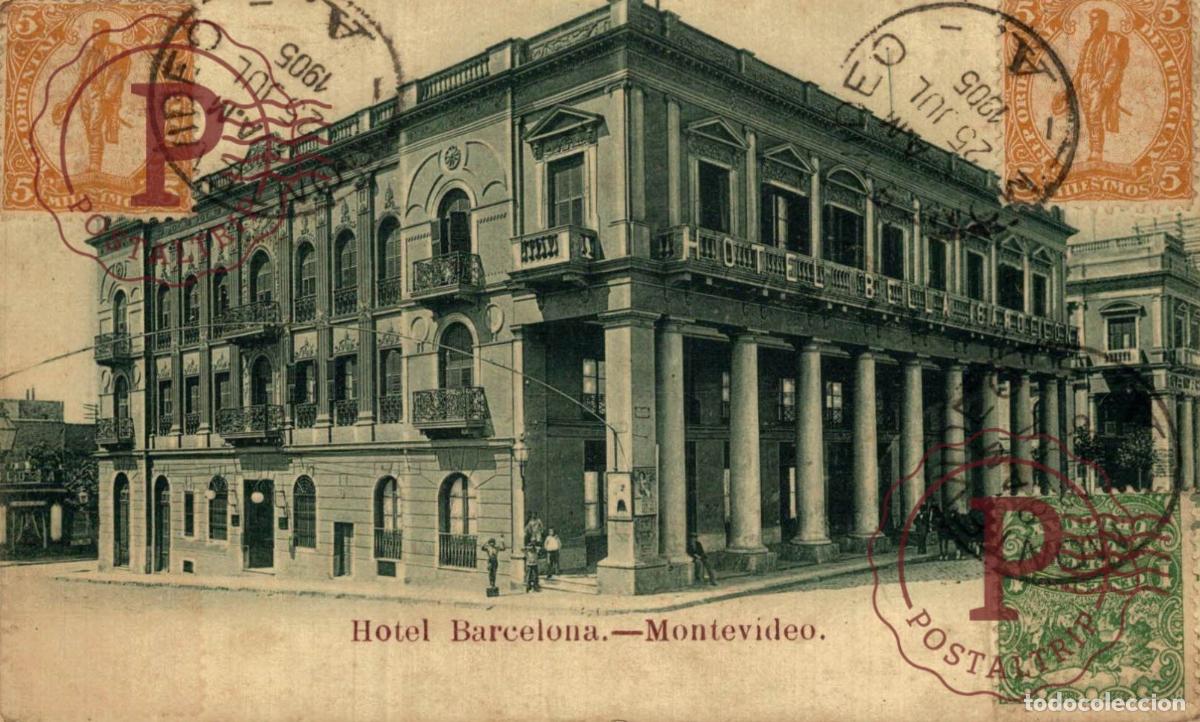 Postales: URUGUAY. MONTEVIDEO. HOTEL BARCELONA