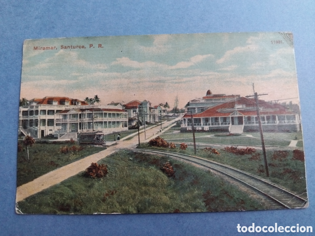 Postales: Postal Santurce. Puerto Rico.