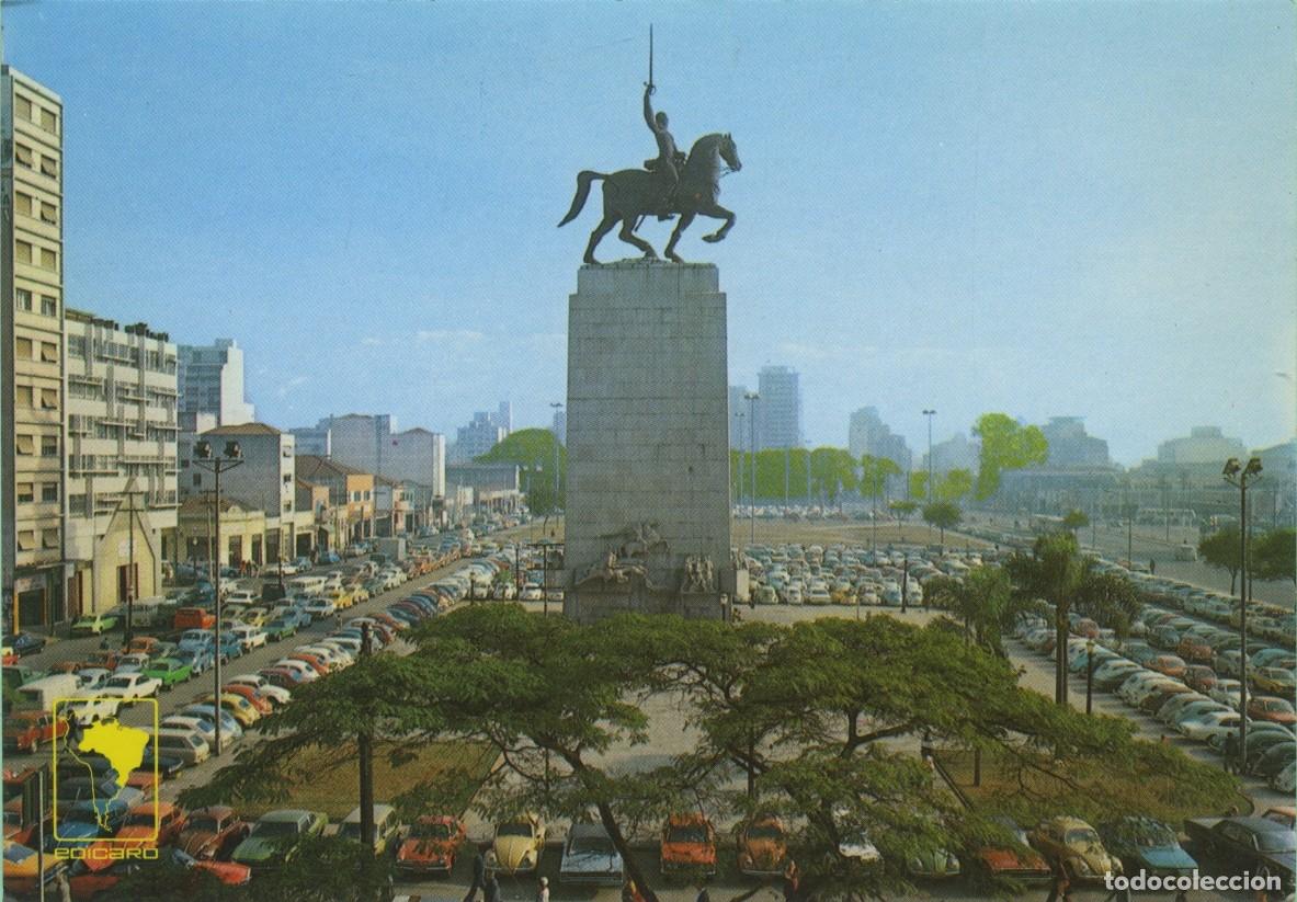 Postales: SAO PAULO. Brasil. Monumento a Duque de Cax&iacute;as. Pra&ccedil;a Princesa Isabel. Sin circular. ED. EDICARD