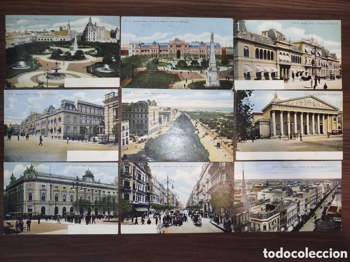 Postales: LOTE 65 POSTALES ANTIGUAS BUENOS AIRES SIN CIRCULAR ED. FUMAGALLI S. XX
