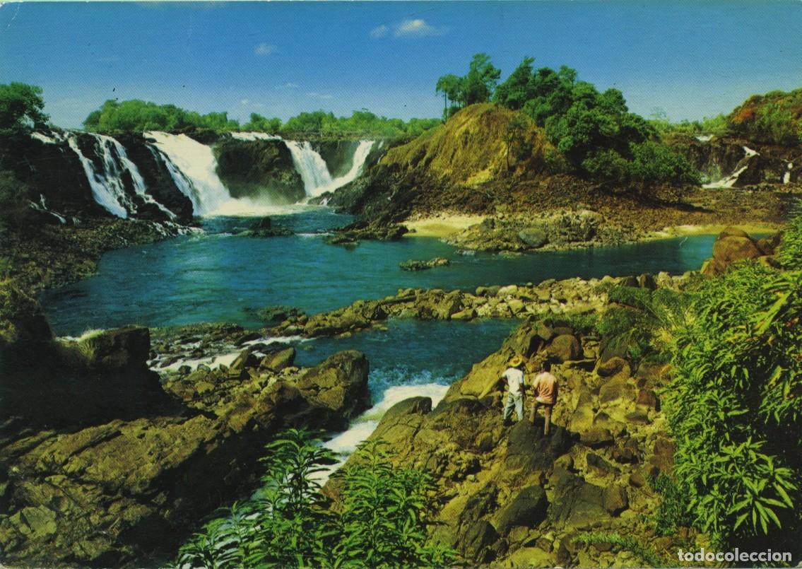 Postales: VENEZUELA. Salto de La Llovizna. R&iacute;o Caroni-Edo. bolivar. Escrita en 1978. ED. INTANA