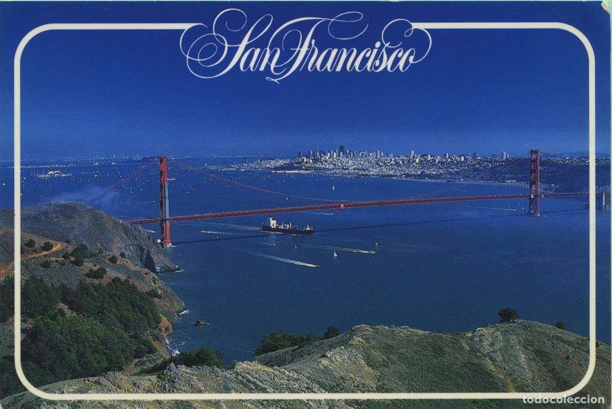 Postales: N&ordm; E106-The Golden Gate Bridge. Photo: Ken Glaser Jr. 1989. Circulada en 1994.