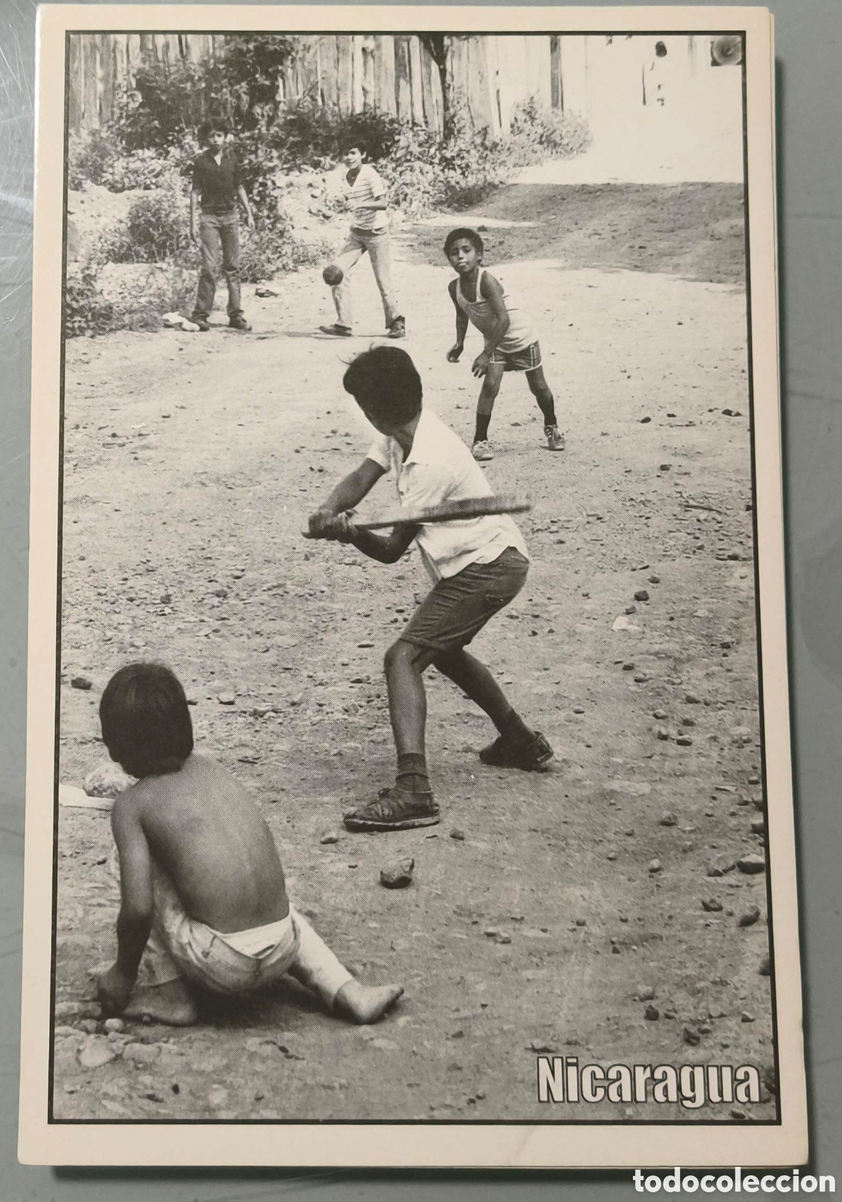Postales: Nicaragua. Ocotal 1981. Revoluci&oacute;n. Juego de pelota