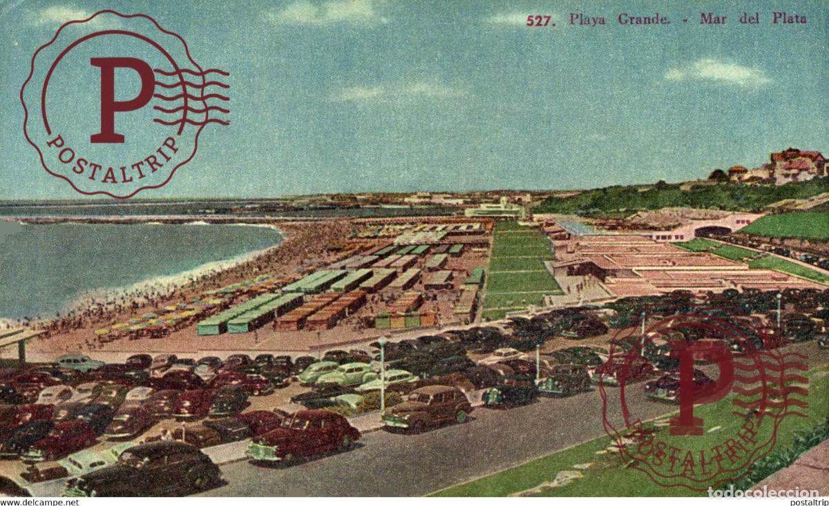 Postales: PLAYA GRANDE MAR DEL PLATA ARGENTINA