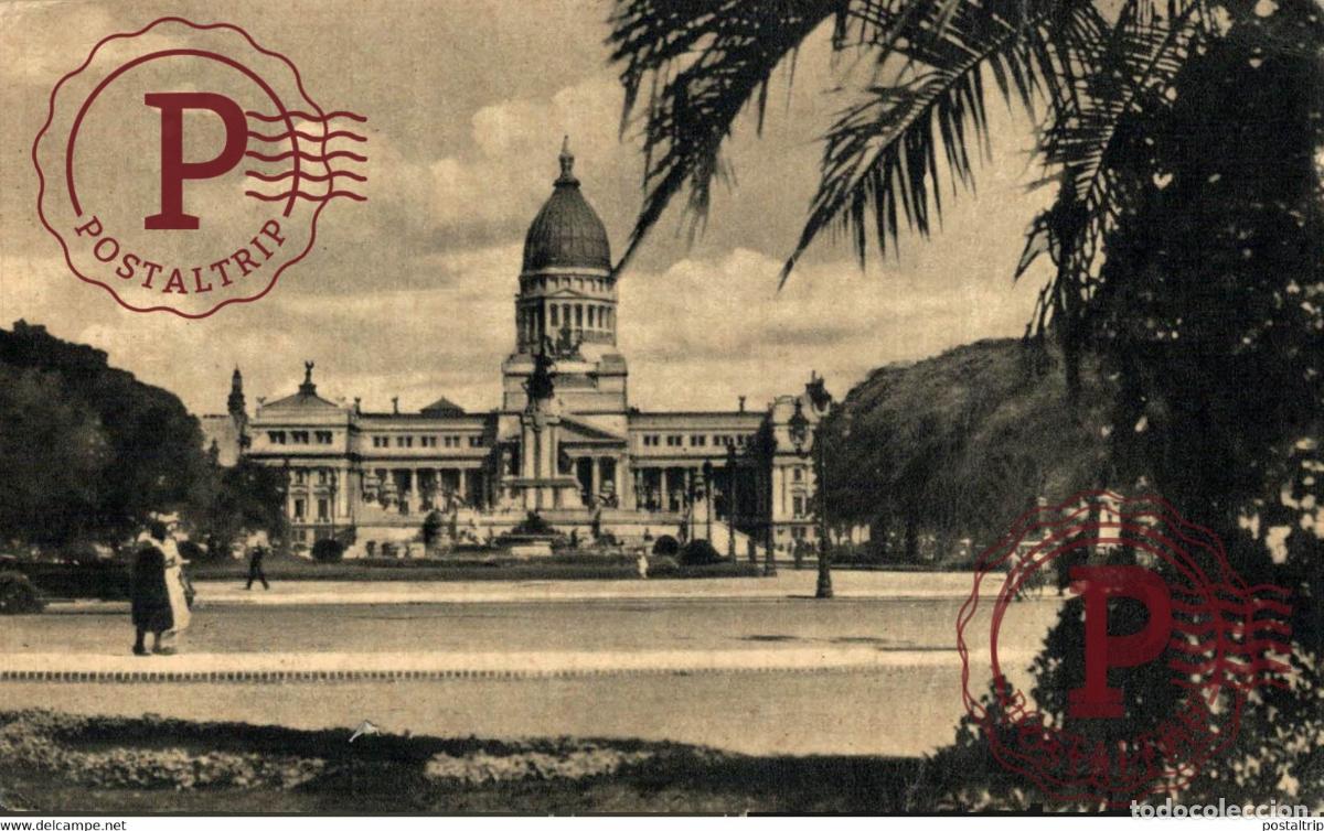 Postales: BUENOS AIRES PLAZA DEL CONGRESO REPUBLICA ARGENTINA AMERIQUE DU SUD