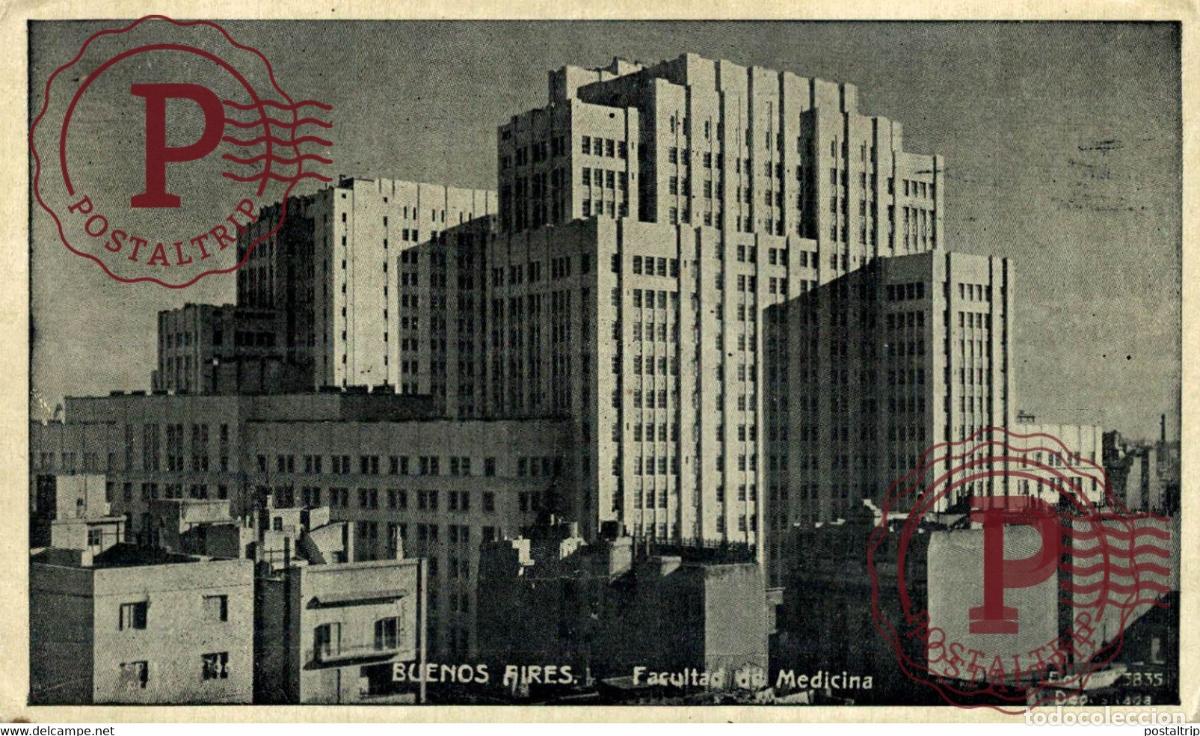 Postkarten: Buenos Aires Argentina Argentine Facultad de Medicina REPUBLICA ARGENTINA AMERIQUE DU SUD