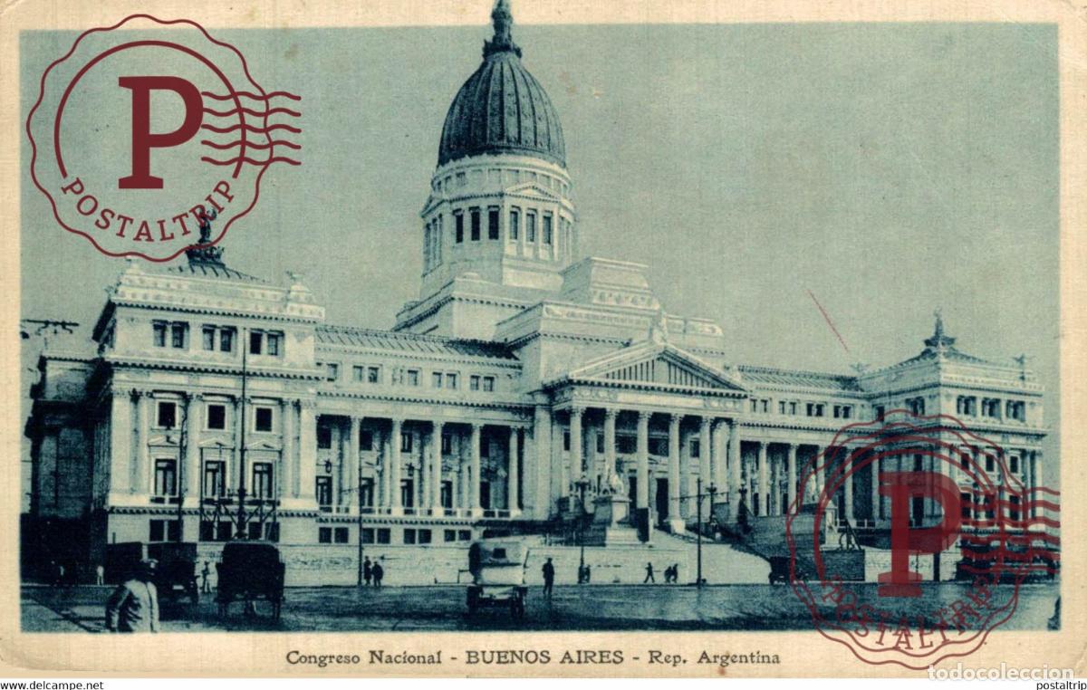 Postkarten: CONFRESSO NACIONAL BUENOS AIRES REPUBLICA ARGENTINA AMERIQUE DU SUD
