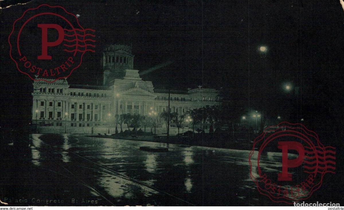 Postkarten: BUENOS AIRES PALACIO CONGRESSO REPUBLICA ARGENTINA AMERIQUE DU SUD