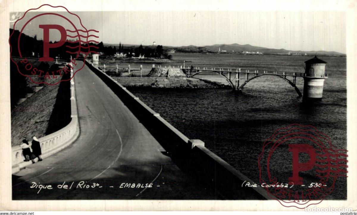 Postkarten: ARGENTINA. CORDOBA. DIQUE DE RIO 3 EMBALSE. RPPC FOTOGRAFICA