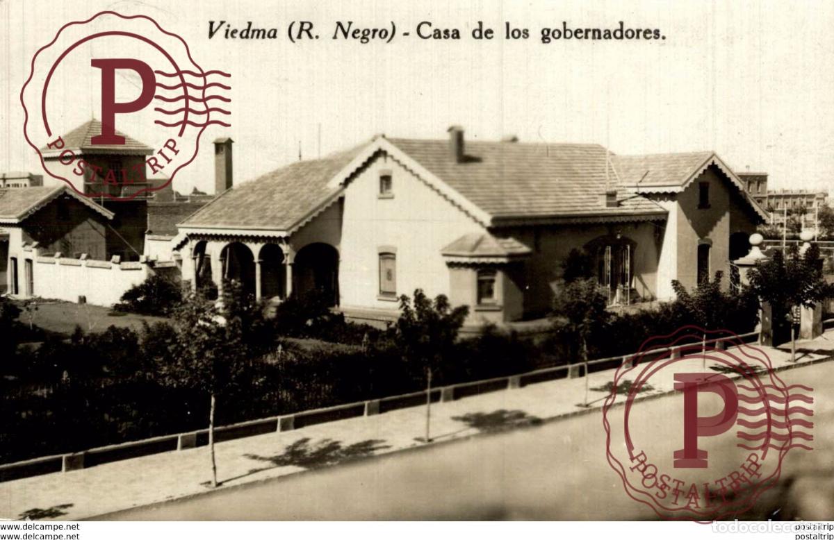 Postkarten: ARGENTINA RPPC VIEDMA CASA DE LOS GOBERNADORES FOTOPOSTAL