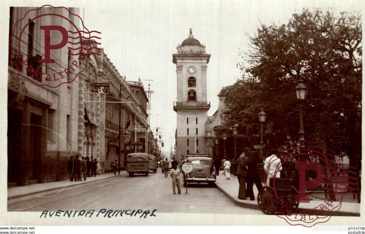 Postkarten: ARGENTINA BUENOS AIRES AVENIDA PRINCIPAL RPPC FOTOGRAFICA