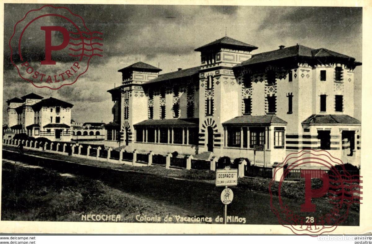 Postales: NECOCHEA COLONIA DE VACACIONES DE NI&Ntilde;OS