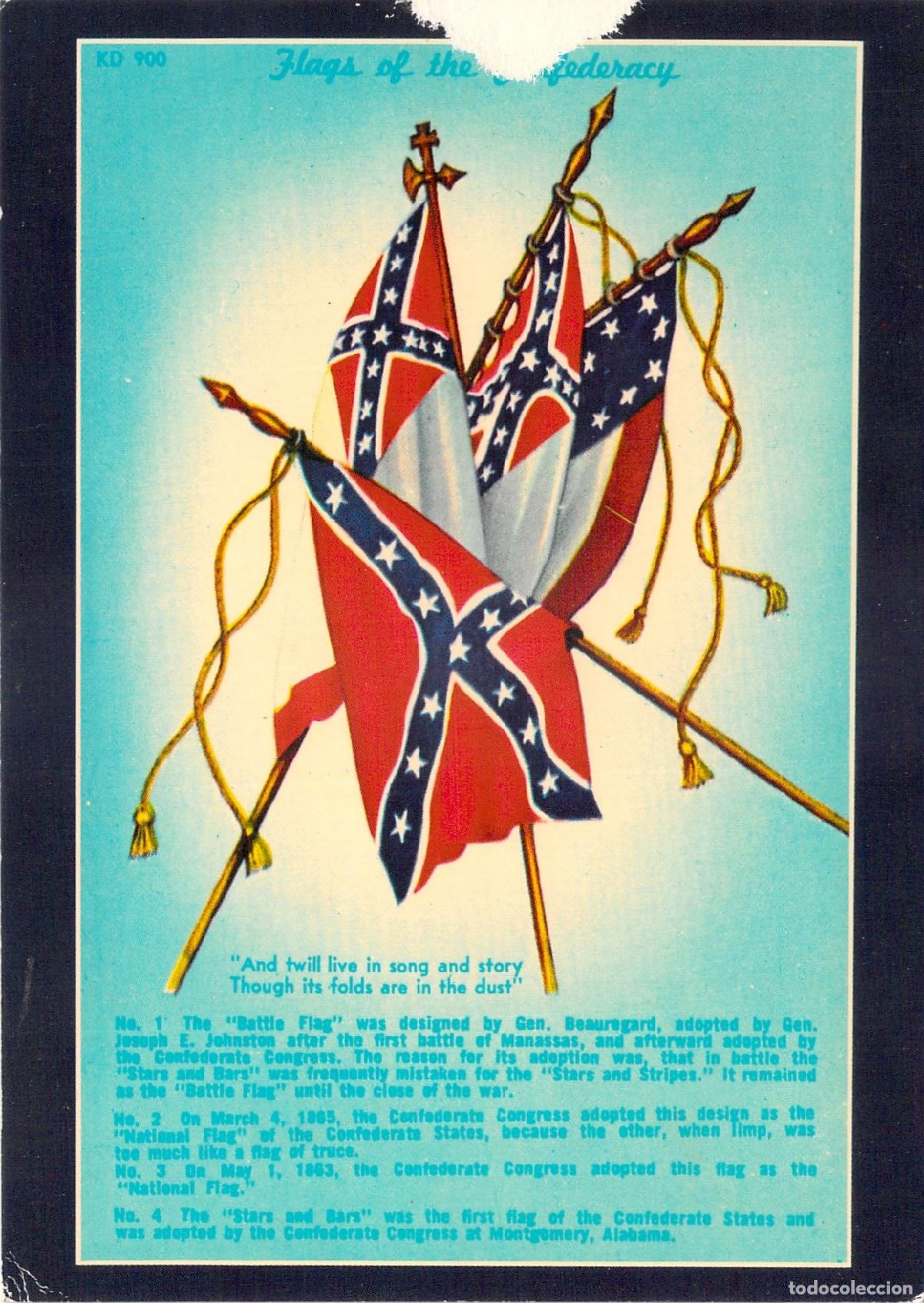 Postales: Postal de las Banderas de la Confederaci&oacute;n Americana