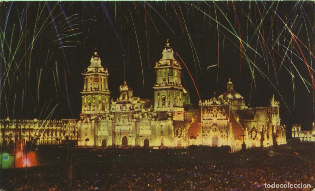 Postales: N&ordm; 3054M-M&Eacute;XICO D.F. Catedral. Escrita en 1965. ED. MEXICO S.A.