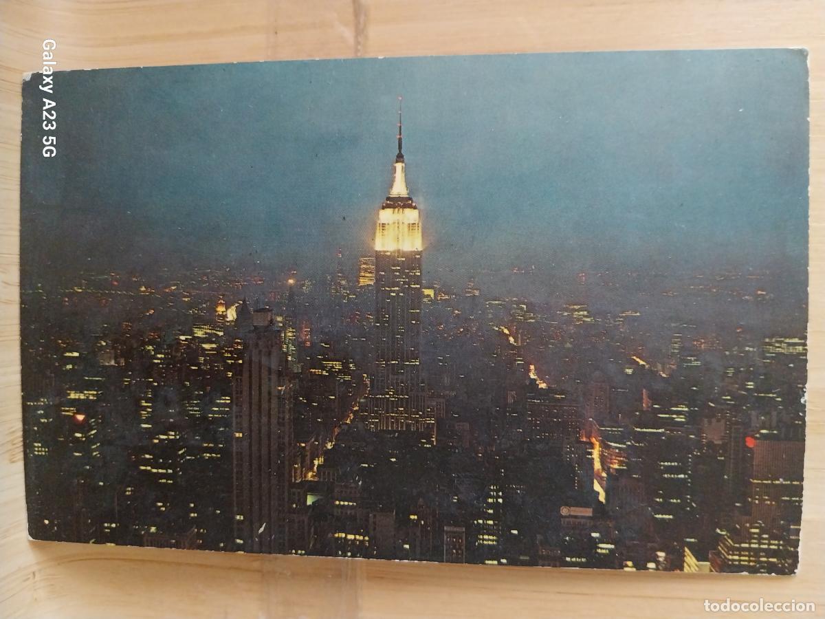 Postales: RCA BUILDING NUEVA YORK CIRCULADA A&Ntilde;OS 60