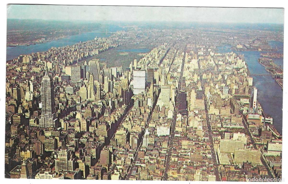 Postales: Postal EE.UU. Aerial VIew of Manhattan. New York City. ref. 7-eeuu52