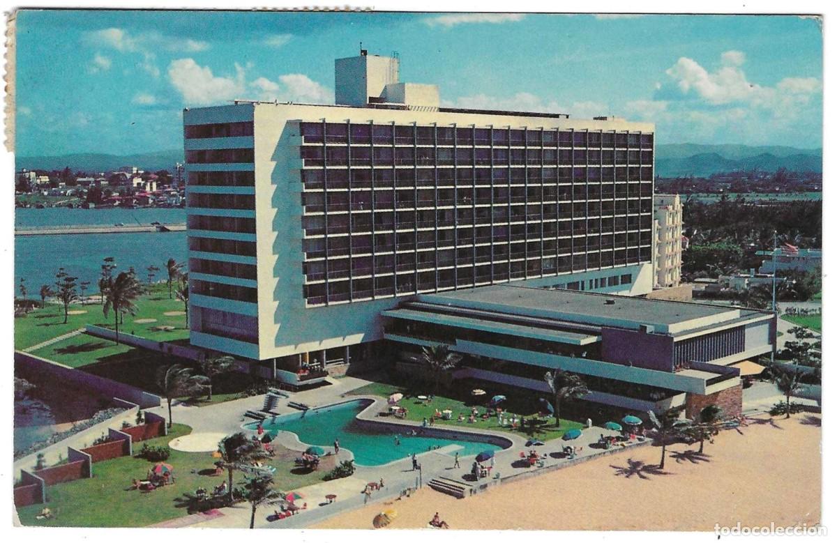Postales: Postal EE.UU. Caribe Hilton Hotel. San Juan. Puerto Rico. ref. 7-eeuu55