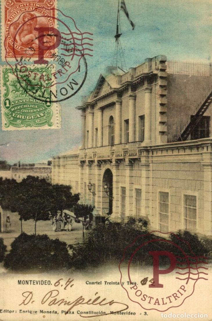 Cartes Postales: URUGUAY. MONTEVIDEO. CUARTEL TREINTA Y TRES. EDIT. ENRIQUE MONEDA