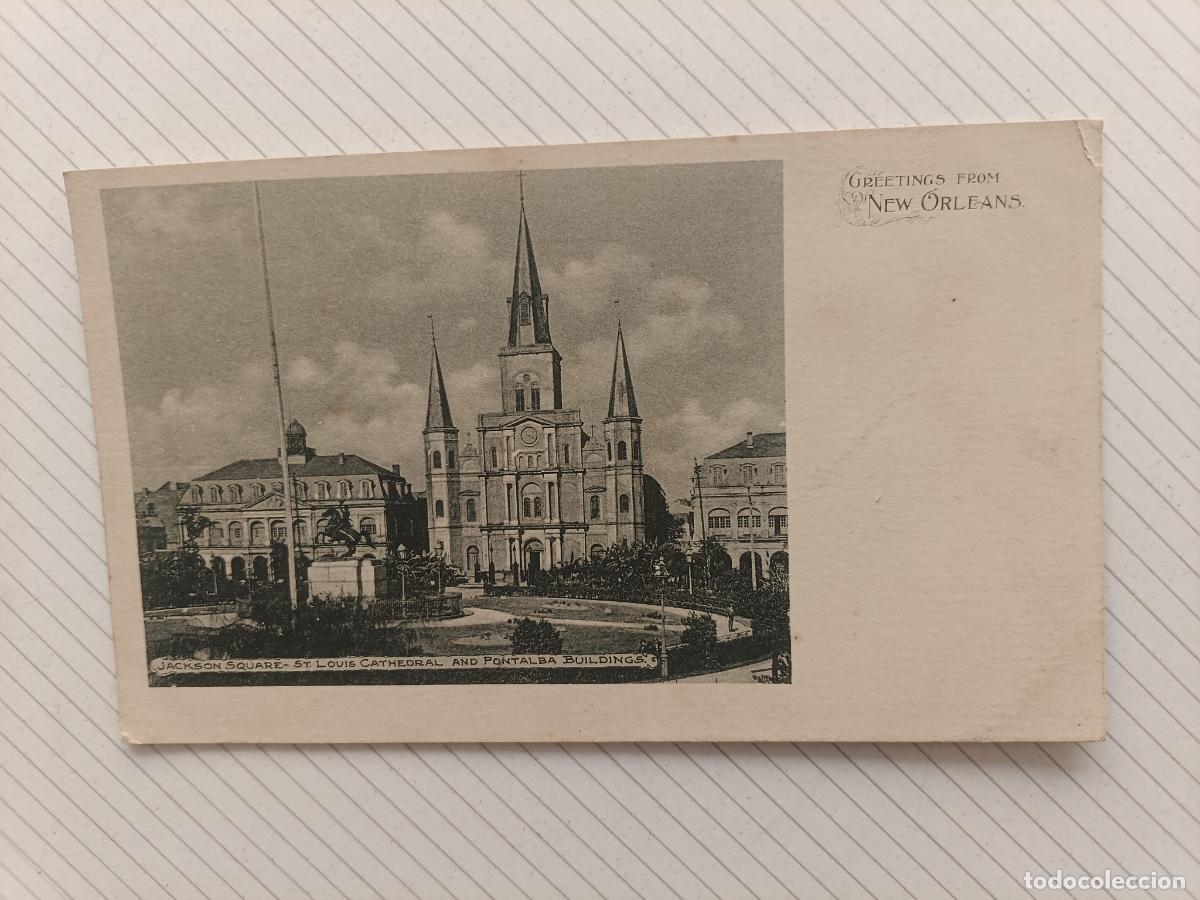 Postales: Estados Unidos USA, New Orleans, postal escrita, dorso sin dividir