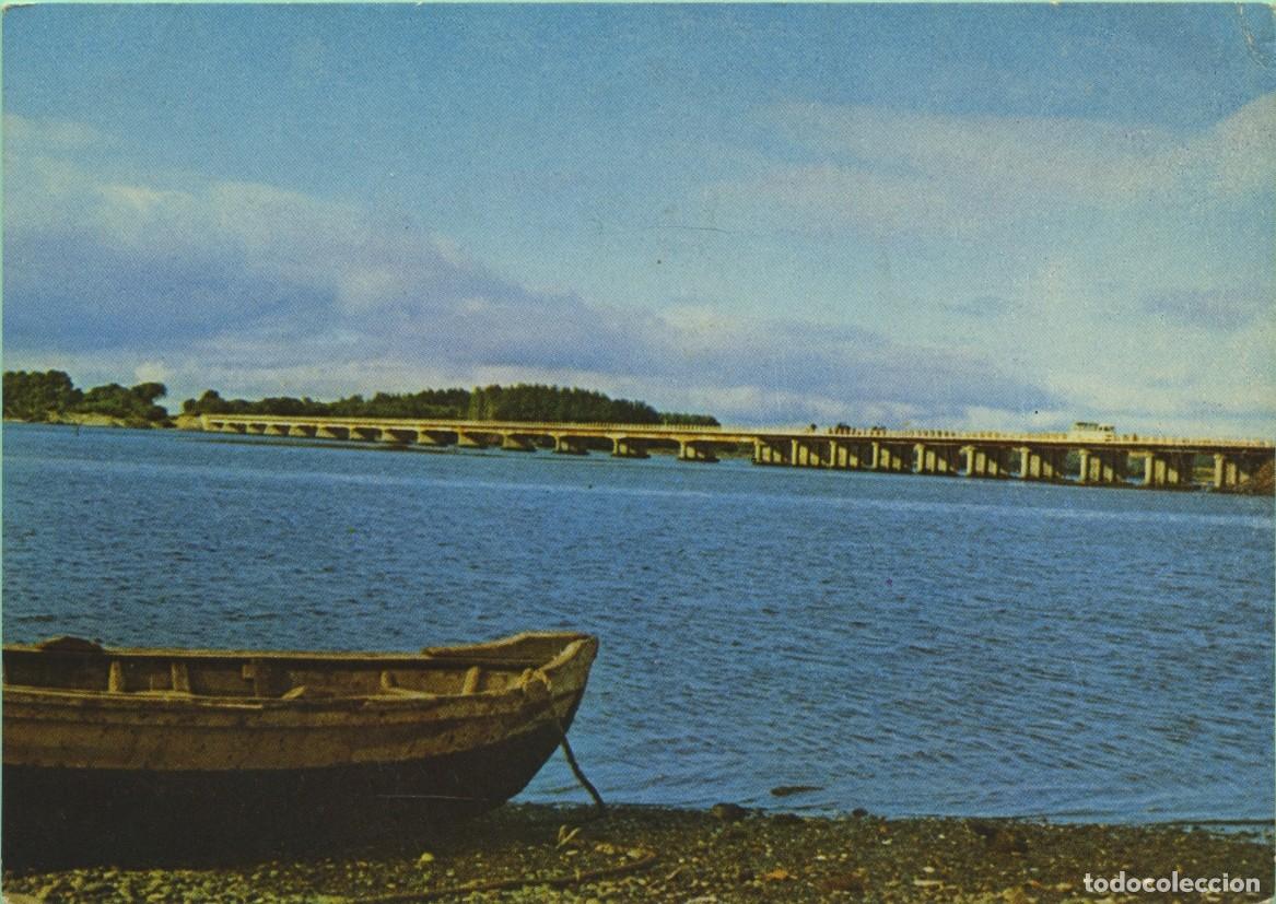 Postales: ANCUD-CHILO&Eacute;. Chile. R&iacute;o y Puente Pudeto. Escrita en 1972. ED. FOTO STUDIO HUMBERTO SOTO P&Eacute;REZ