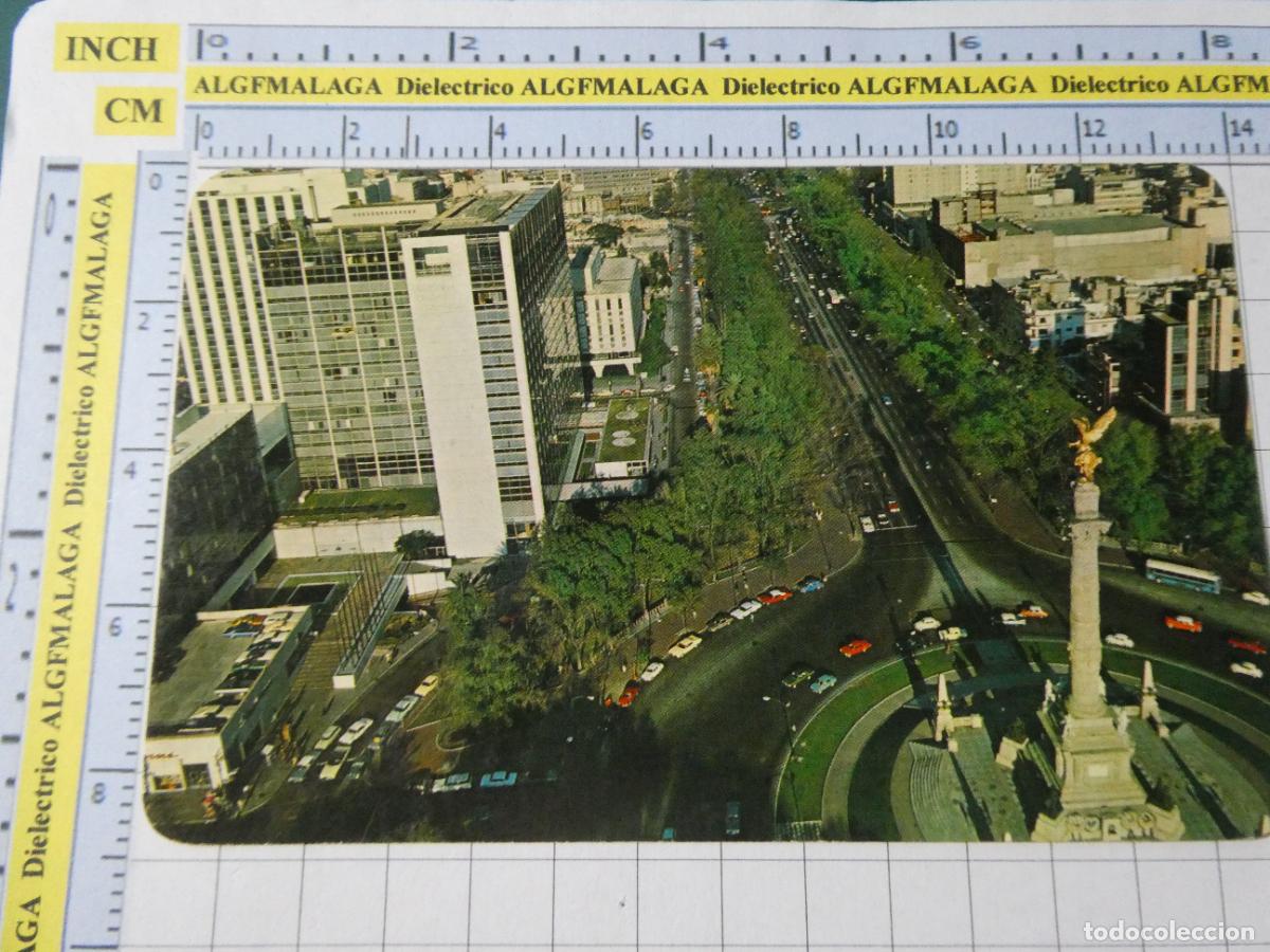 Postales: POSTAL DE M&Eacute;XICO. VISTA AEREA DE LA COLUMNA DE LA INDEPENDENCIA. 970