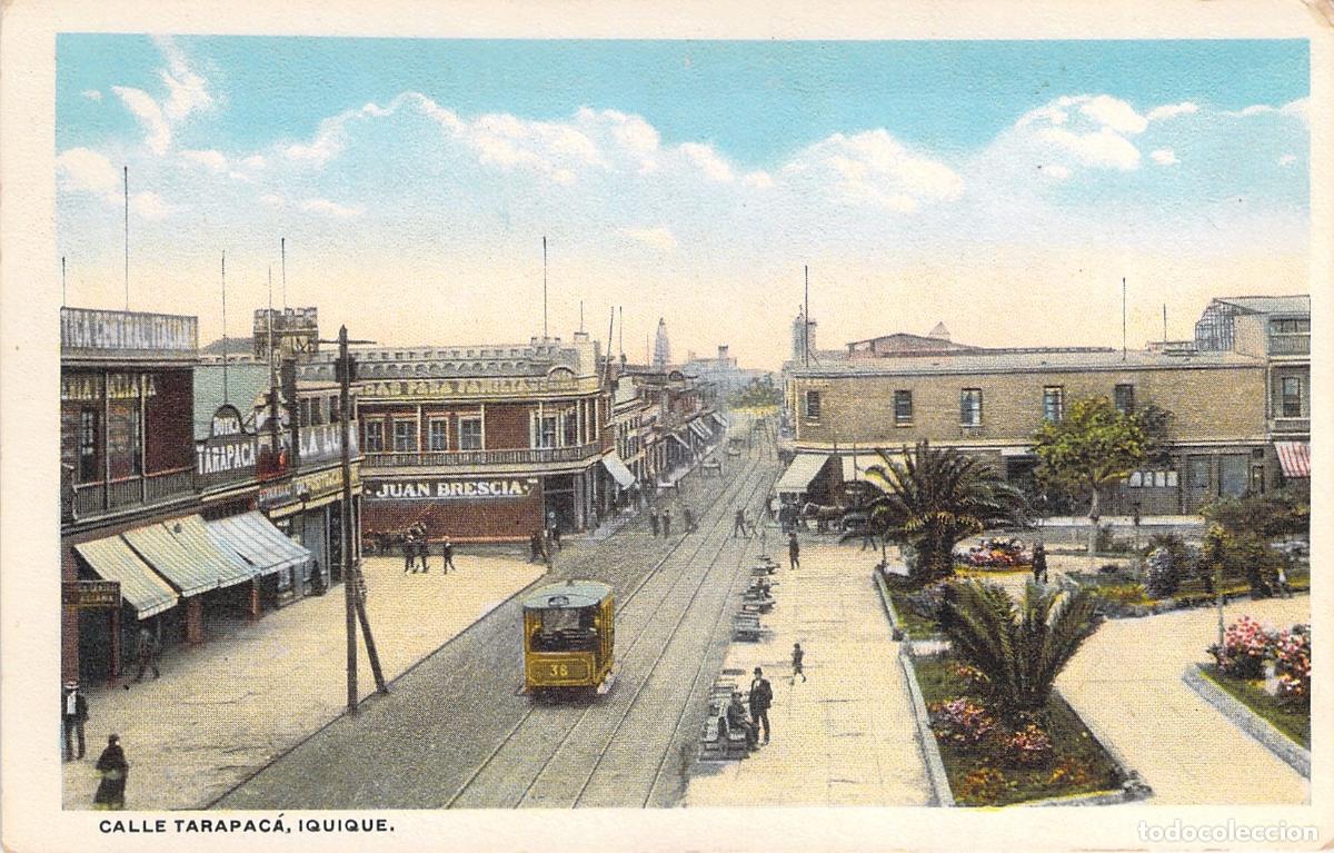 Postales: Postal de la calle Tarapac&aacute; en Iquique, Chile