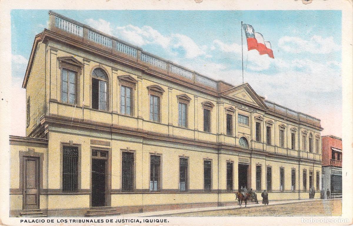 Postales: Postal del Palacio de los Tribunales de Justicia en Iquique