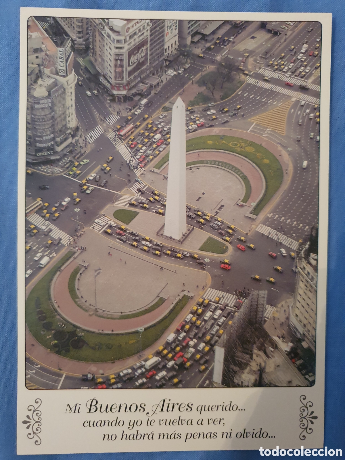 Postales: Postal antigua de Buenos Aires. Ciudad de la Trinidad y Puerto de Santa Mar&iacute;a de los Buenos Aires.