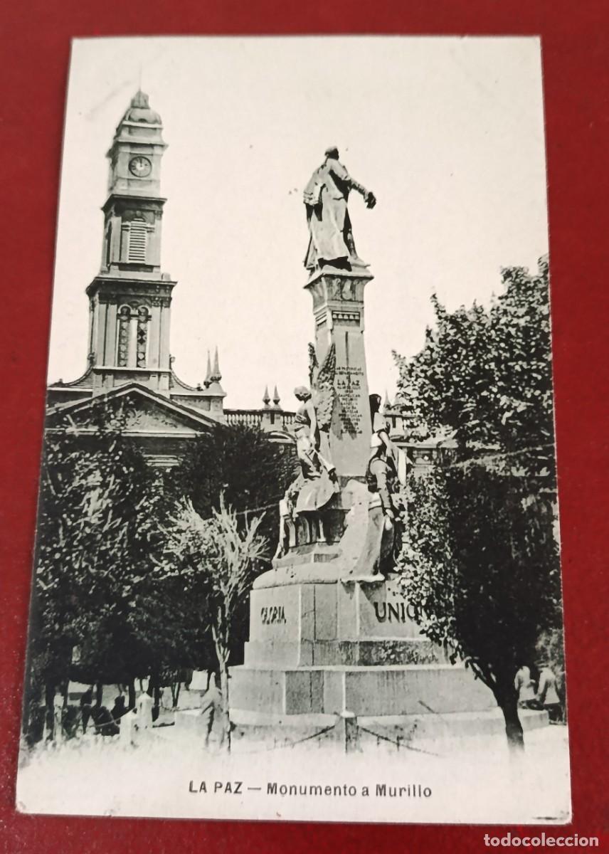 Postales: MONUMENTO PEDRO DOMINGO MURILLO - LA PAZ - BOLIVIA 1920