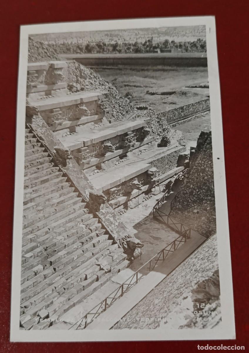 Postales: POSTAL FOTOGRAFICA TEMPLO DE QUETZALCOATL - TEOTIHUACAN - MEXICO 1950