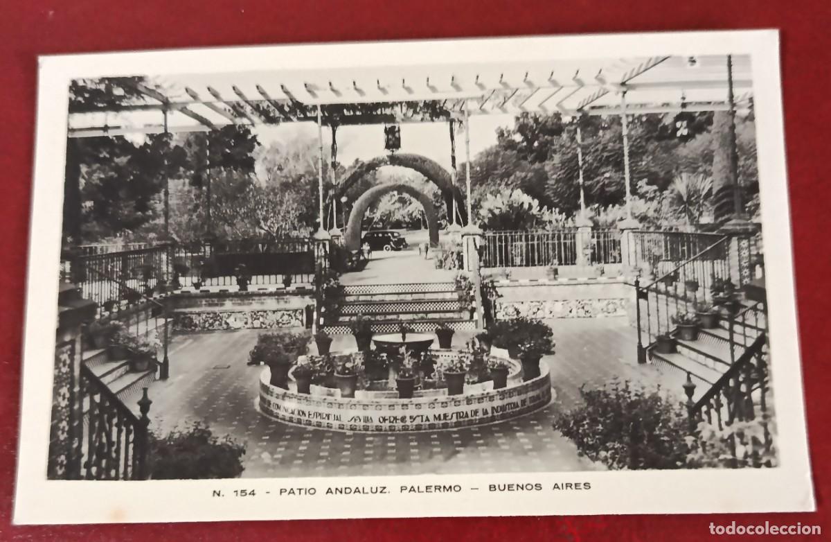 Postales: TARJETA POSTAL PATIO ANDALUZ EN ROSEDAL DE PALERMO - BUENOS AIRES 1930
