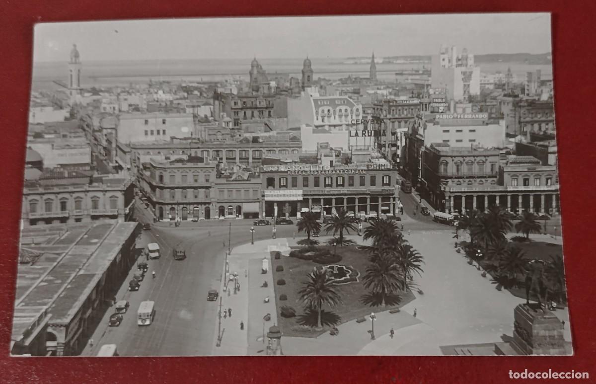 Postales: TARJETA POSTAL PLAZA INDEPENDENCIA EN MONTEVIDEO - URUGUAY 1932