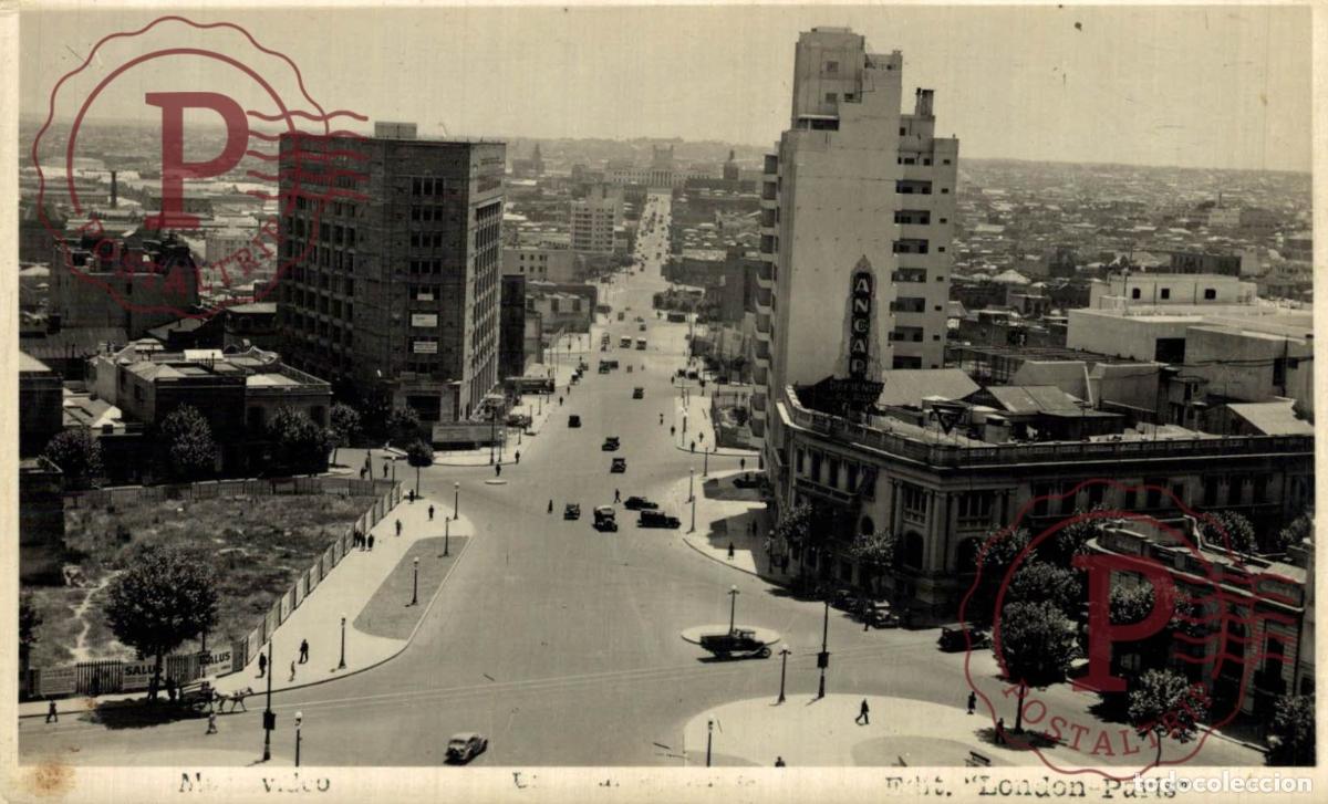 Postales: URUGUAY MONTEVIDEO EDIFICIO ANCAP. EDIT LONDON-PARIS RPPC FOTOGRAFICA