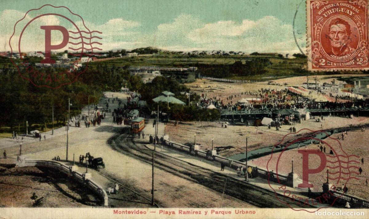Postales: URUGUAY MONTEVIDEO PLAYA RAMIREZ Y PARQUE URBANO - Foto 1