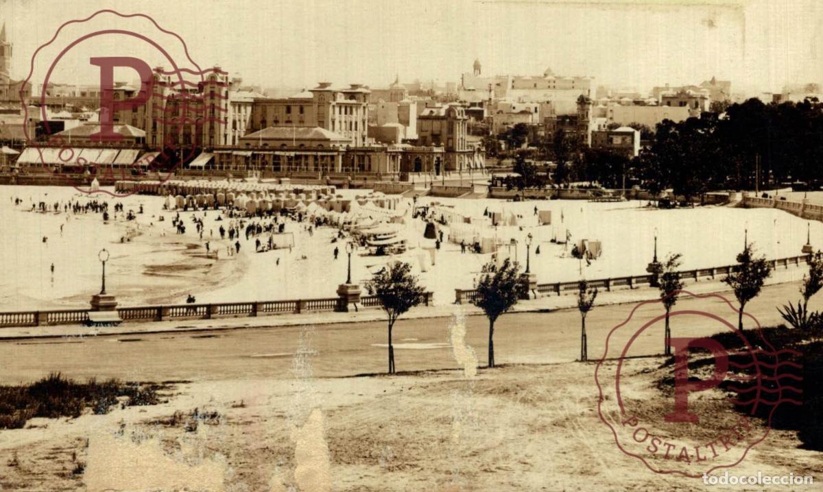Postales: URUGUAY MONTEVIDEO PLAYA RAMIREZ RPPC FOTOGRAFICA ALGO DA&Ntilde;ADA